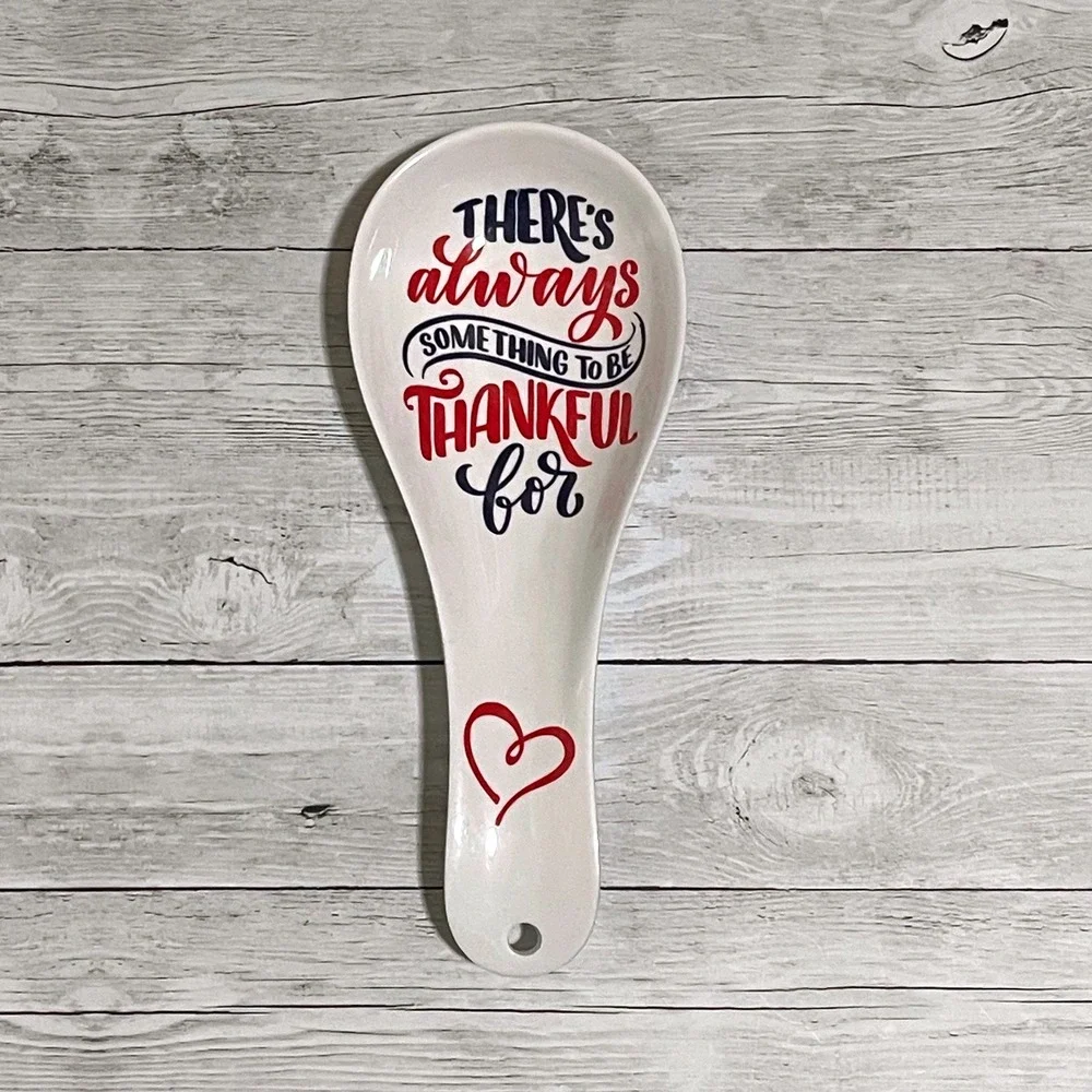 Farberware Melamine Spoon Rest There is Always Something to be Thankful For